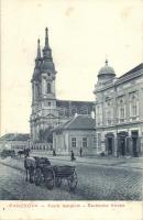 Pancsova, Szerb templom; kiadja Krausz Adolf papírkereskedése / Serbische Kirche / Serbian church