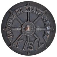 DN "Hajógyári Fiatalokért KISZ" Br plakett (97mm) T:2