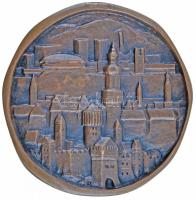 Renner Kálmán (1927-1994) 1977. "Sopron" Br plakett (95mm) T:2 ph.