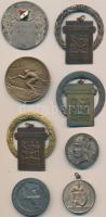 ~1930-1940. 8db vegyes díjérem, benne "MEFESZ", "Magyar Hockey Szövetség", "Pénzintézeti Sportegyletek Ligája" T:2,2-