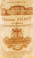 Chateau Filhot Sauternes 1989, Vaucelles- C.C.E.A., Franciaország, 750ml