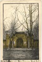 Budapest XIV. Bethesda Diakonissza Közkórház kapuja (EK)