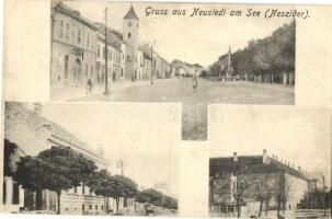 Nezsider, Neusiedl am See;  church, street (EK)