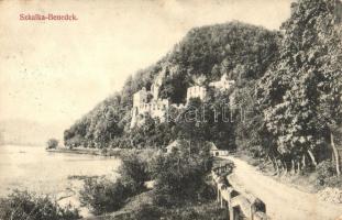 Vágsziklás, Szkalka-Benedek; apátság, Wertheim Zsigmond kiadása / abbey (fa)