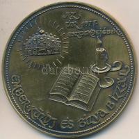 1977. "Burg Kastl / Magyar Gymnasium" Br emlékérem (65mm) T:2