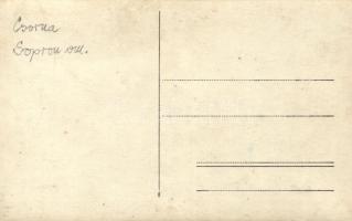 ~1910 Csorna, Tűzoltók csoportképe. photo