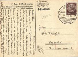 15 Jahrfeier NSDAP Zwickau / Nazi 15th anniversary celebration for Zwickau, propaganda s: Wenzel (EB...