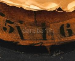 Régi J.Heinr. JTA K.u.K. Hof-Hutfabrikant (Wien) cilinder eredeti dobozában kis hibával, 19x16x15 cm