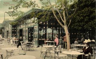 Siófok, Telepi kávéház, Weisz Lipót kiadása (fl)
