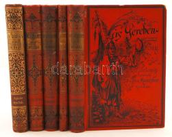 Vas gereben összes munkái, 4 kötet: A pörös atyafiak. A régi jó idők. A tekintetes urak. Garasos arisztokrácia. Budapest, é.n., Franklin -Társulat. Aranyozott, illusztrált kiadói egészvászon kötésben. Barabás Ábel: Vas Gereben Budapest, 1906, Franklin -Társulat. Kissé viseltes állapotban.