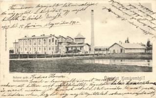 Komárom, Selyemgyár; kiadja Freisinger Mór / silk factory