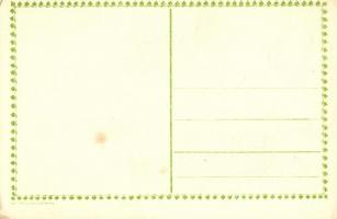 Modell Zwieback, Wien; Kärtnerstrasse 11-15. / fashion advertisement postcard, signed MN