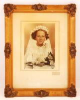 10 db különböző képkeret, fa, néhány közepes állapotban, 24×17-40×30 cm