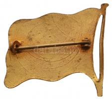 Oszmán Birodalom ~1916. Zománcozott fém zászló patrióta jelvény (28,5x30mm) C:2
Ottoman Empire ~1916...