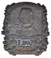 Osztrák-Magyar Monarchia 1917. "I. Károly 1917" Zn sapkajelvény (37x34mm) T:2- tű nélkül, ...