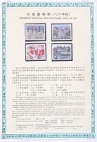 Bélyeg évkönyv 1981, Album of Republic of China 1981