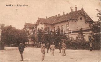 Ruttka, pályaudvar, vasútállomás / railway station (EB)