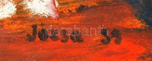 Józsa Sándor: Csendélet. Olaj, vászon, jelzett, 67×53 cm