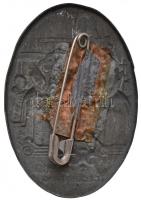 Osztrák-Magyar Monarchia 1916. "IV. Károly megkoronázása 1916. December 30." Zn ovális jel...