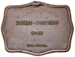 Osztrák-Magyar Monarchia 1915. "Szövetségi hűség?" ezüstözött bronz propaganda jelvény hát...