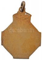 Osztrák-Magyar Monarchia ~1914-1918. "Egyesült Erőkkel!" jelzett aranyozott ezüst érem fül...