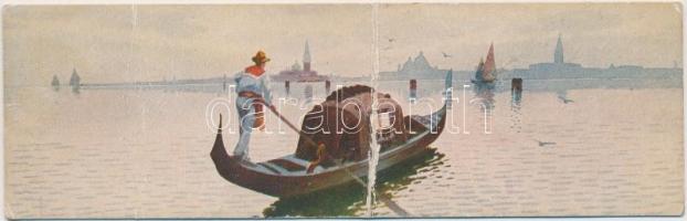 Venice, Vezenia - 15 pre-1945 minicards (14 x 4.5 cm)