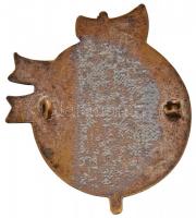 Osztrák-Magyar Monarchia 1916. "Ne bántsd a magyart! 1914-1916" fém patrióta jelvény (37x2...