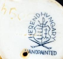 Herendi szajkó, kézzel festett, jelzett, hibátlan, m:7 cm