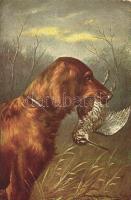 Hunting dog, bird s: Aug. Müller (EB)