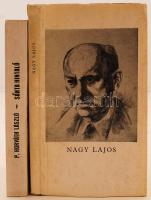 2 db dedikált könyv: Nagy Lajos emlékkönyv és bibliográfia. Összeáll.: Vasvári István. Bp., 1964, Fővárosi Szabó Ervin Könyvtár (Irodalmi arcképvázlatok 3.). A szerző által Timár István (1913-1991), a Szerzői Jogvédő Hivatal főigazgatója részére dedikálva. Papírkötésben, papír védőborítóval, jó állapotban.; P. Horváth László: Sánta hintaló. Hánta dráma. Bp., 1976. A szerző által Timár István (1913-1991), a Szerzői Jogvédő Hivatal főigazgatója részére dedikálva. Papírkötésben, jó állapotban.