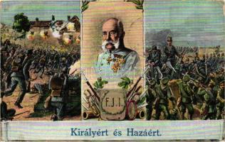 Királyért és hazáért. Franz Joseph, WWI Military, propaganda (EK)