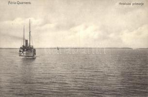 Kvarner Gulf, Croatian Littoral, steamship (EB)