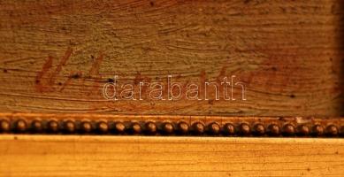 Urbanovsky H. jelzéssel: Gyümölcsök. Olaj, farost, jelzett, fa keretben, 17x12 cm