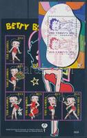 Betty Boop mini sheet + block, Betty Boop kisív + blokk