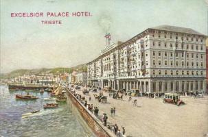 Trieste, Excelsior Palace Hotel, autobus, ships (Rb)