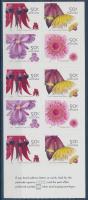 Wildflowers self-adhesive stamp booklet, Vadvirágok öntapadós bélyegfüzet
