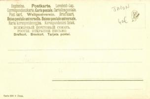 Japanese art postcard, birds, litho