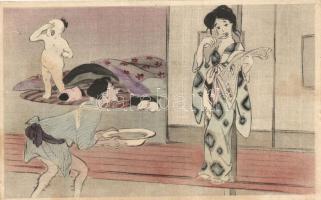 Japanese family, folklore, humour, Torii Shoten (EB)