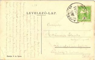 Lajosmizse, Református paplak; papírmíves mechanikus képeslap