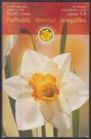 Nárciszok öntapadós bélyegfüzet, Daffodils self-adhesive stamp-booklet