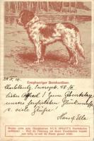 8 db RÉGI motívumlap; kutya / 8 old motive cards; dog