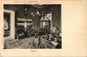 Budapest V. Grand Hotel Hungária nagyszálloda, salon belső; Klösz György