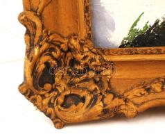 Tihanyi János Lajos (1892-1957): Tó parton. Olaj, vászon, jelzett, restaurált, keretben, 60×80 cm