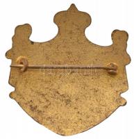 Dánia DN Zománcozott címer jelvény (34x35,5mm) T:2,2-
Denmark ND Enamelled coat of arms badge (34x35...