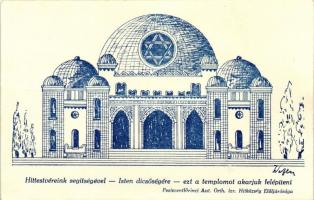 Budapest XVIII. Pestszentlőrinc, Ortodox zsinagóga tervrajza