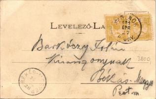 Szolnok, Vasútállomás, Kossuth Lajos tér, Steiner Jakab fiai divatáruháza