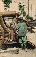 Per la piú grande Italia / Military WWI Italian cannon