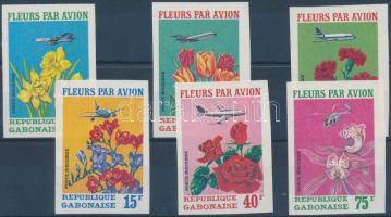 Metszett virágok légi szállítása vágott sor Flowers and air transport imperf. set