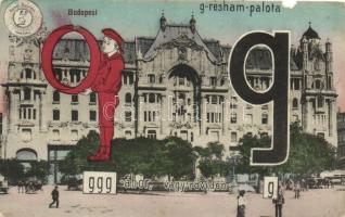 Budapest V. Gresham palota, analfabéta teszt (b)