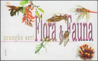 Virágok és rovarok bélyegfüzet, Flowers and insects stamp booklet